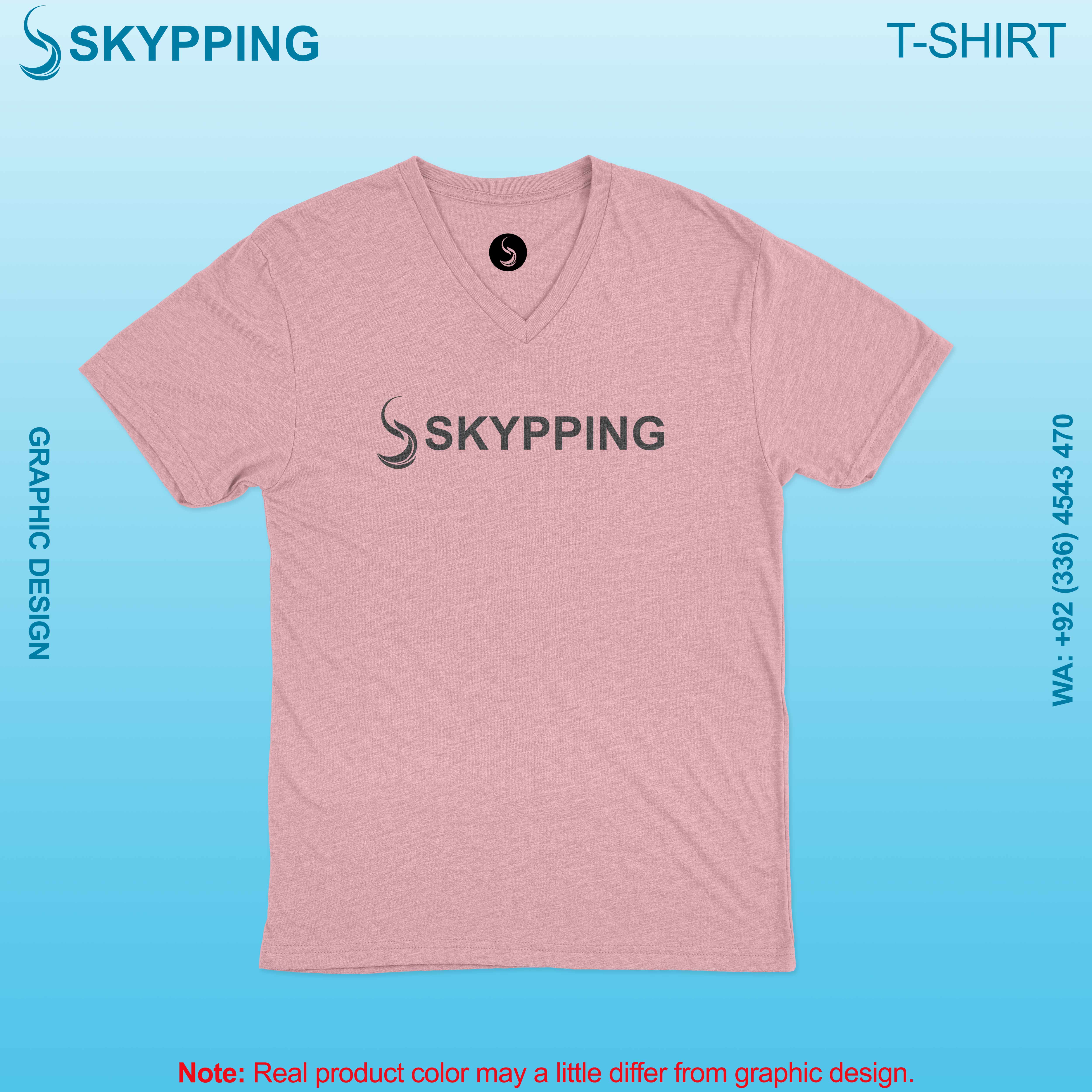 V-Neck Short set-in style sleeve t-shirt for men